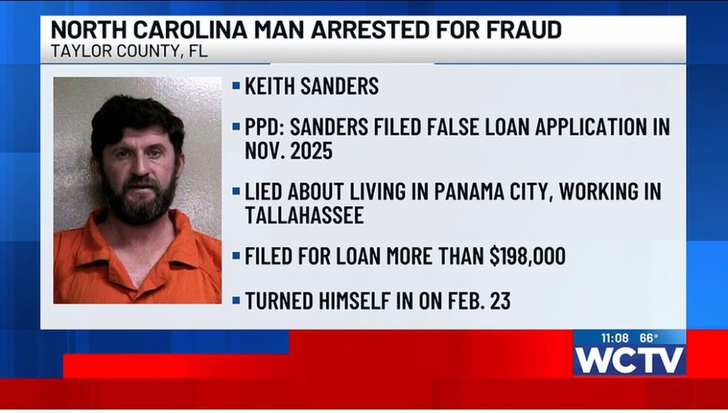 North Carolina man arrested, accused of defrauding Florida credit union
