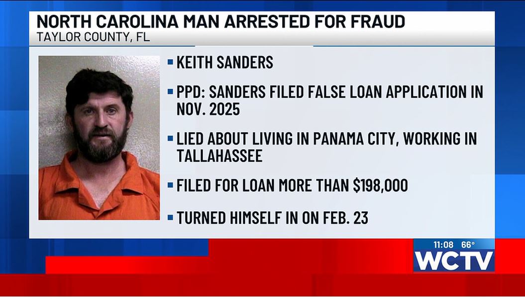 North Carolina man arrested, accused of defrauding Florida credit union